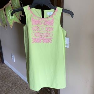 Lime green dress